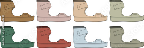 Diverse Collection of Comfortable and Stylish Sandals in Multiple Colors