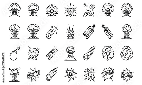 Explosive Icons A Collection of Bomb, Blast, and Explosion Graphics for Your Projects