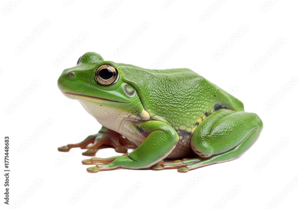 Fototapeta premium Frog with transparent PNG background