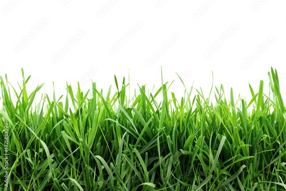 Obraz premium Border of grass backgrounds plant green.
