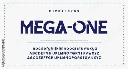 Abstract modern urban alphabet fonts. Typography sport, simple, technology, fashion, digital, future creative logo font. vector illustration