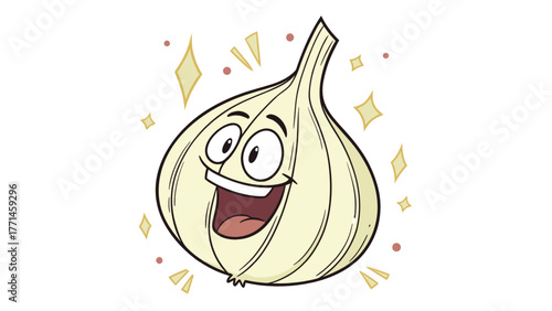 Garlic illustration 