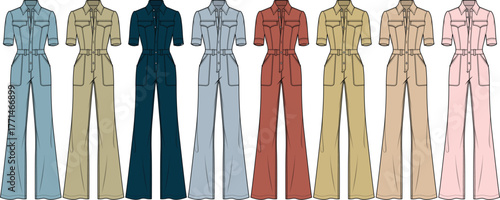 Stylish Jumpsuits in Various Colors Wardrobe Essentials