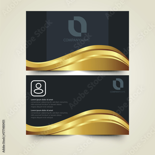 PVC Modern ID card template perfect for corporate, educational, business, company, office, staff or event purposes. This design features a professional layout with customizable fields.