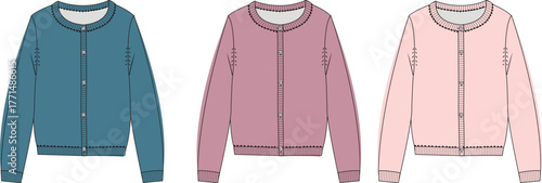 Stylish Knitted Cardigans in Assorted Colors Fashionable Outerwear for Women