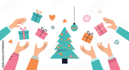 Back to School Collection Students Reading and Learning Illustrations