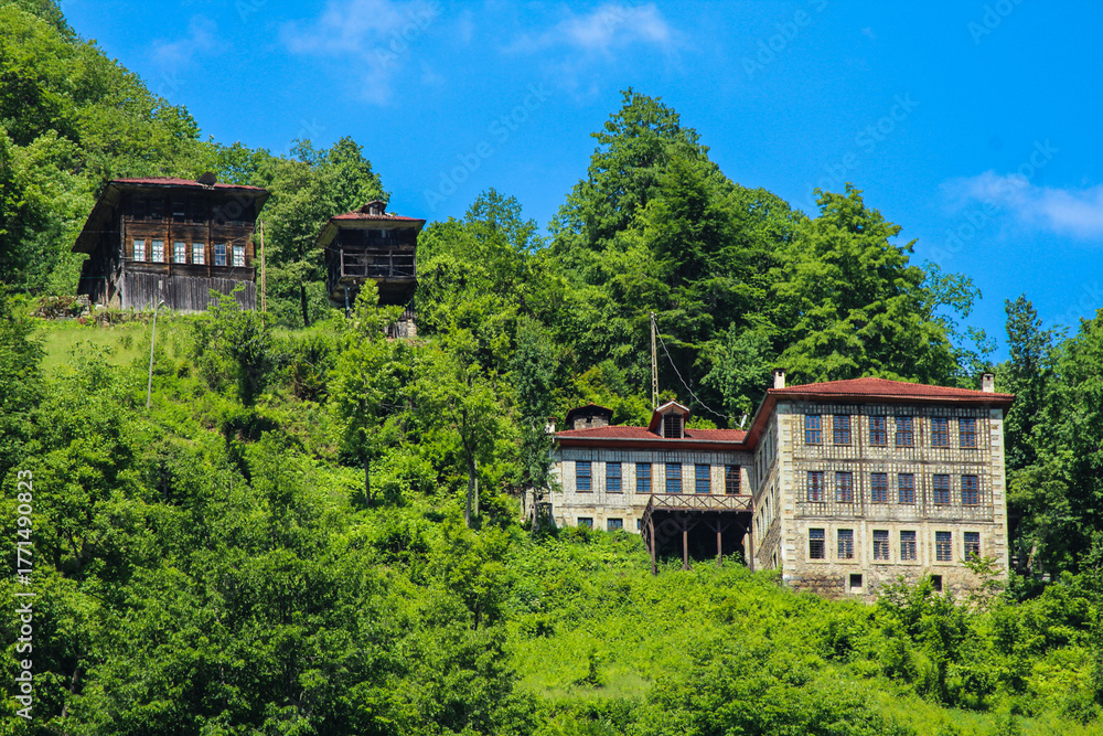 Fototapeta premium Elevit Plateau in Rize. This plateau . Kackar Mountains region. Rize, Turkey