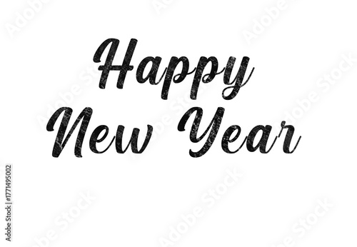 Happy New year text