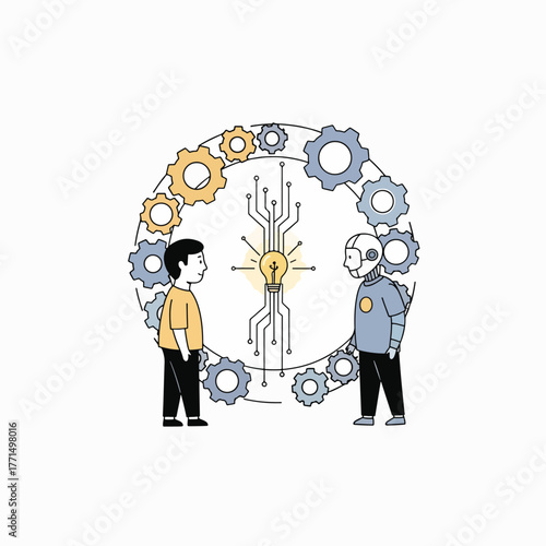 Human and robot collaboration on a creative technology project