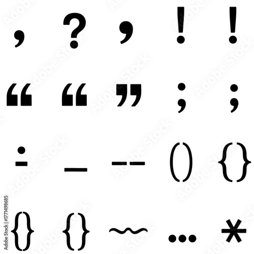 set of Mathematical & technological and communication icons representing and media sharing. email interface in a high-tech corporate setting, vector icons set for business and communication.	