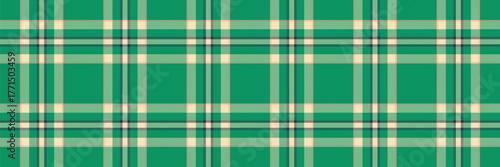 Summer pattern textile texture, 1940s tartan check vector. Anniversary fabric seamless plaid background in mint and moccasin colors.