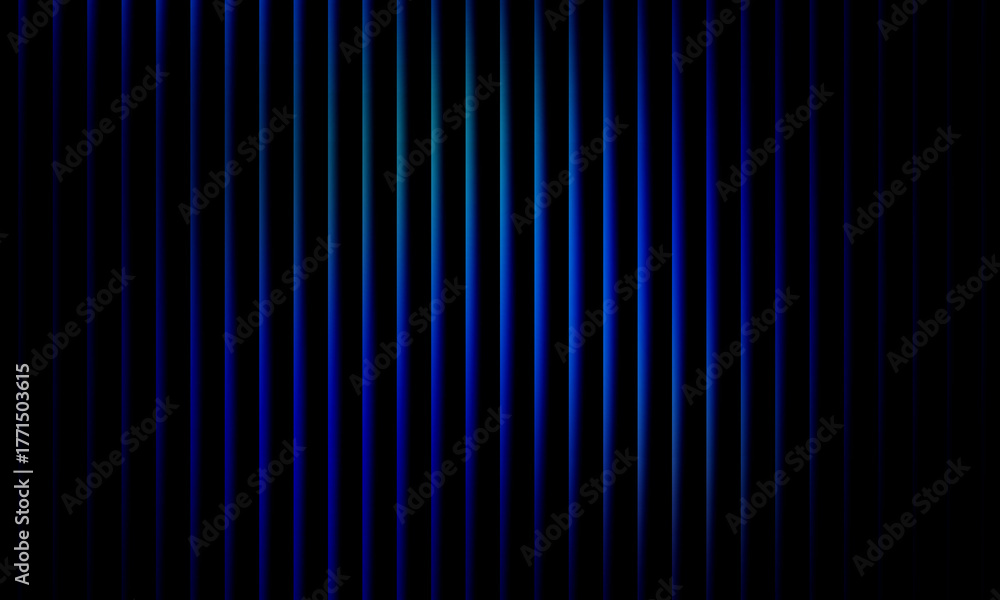 Obraz premium Vibrant blue and purple vertical wave lines background, futuristic light pattern, modern digital gradient wallpaper, glowing neon abstract design