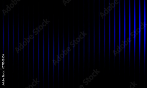 Vibrant blue and purple vertical wave lines background, futuristic light pattern, modern digital gradient wallpaper, glowing neon abstract design