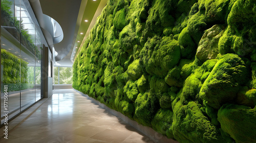White office corridor with ...