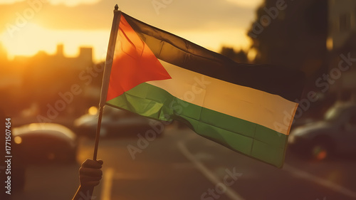 Best image of Palestine waving flag