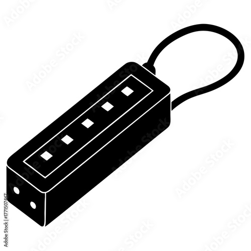 usb flash drive isolated