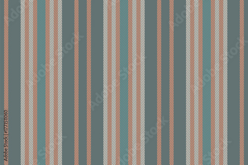 Elegant striped pattern. Timeless design with vertical lines in muted tones of blue, brown and white. Ideal for backgrounds, textiles, and creative projects.