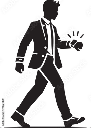 walking man vector icon