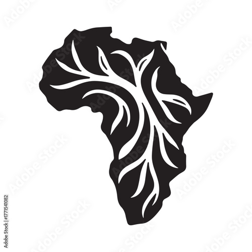 Thread Spiral Africa Logo Reflecting Woven Identity Cultural Connection Unity