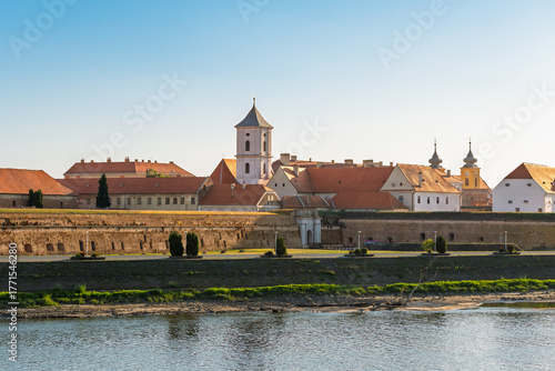 Fényképezés Tvrda, an 18th-century Baroque fortress complex located in Osijek, Croatia, situated on the right bank of the River Drava