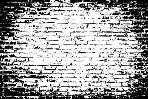 Grunge Brick Wall Texture Background Design