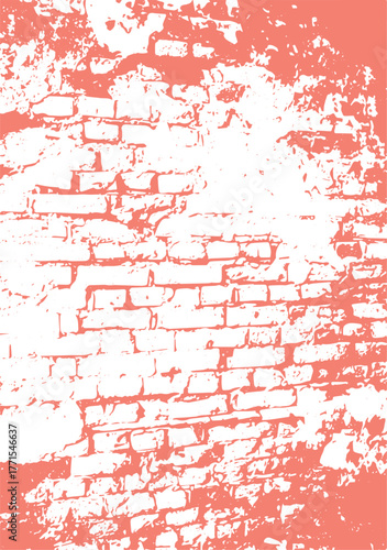 Grunge Brick Wall Texture Distressed Background