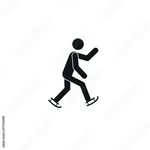 figure skating, figure skater, healthy lifestyle, human figure icon, athlete