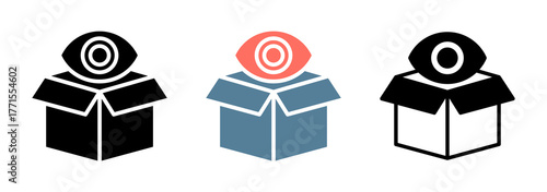 Product Vision Icon Collection Set  Glyph & Mixed Style  