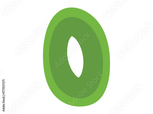 Spring Onion Slice Scallions Illustration
