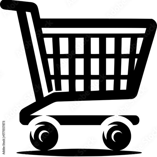 shopping cart icon vector illustration