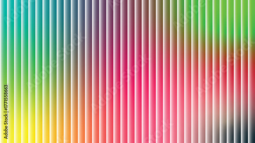 Vibrant rainbow gradient vertical lines abstract background texture with subtle reflections and illuminations
