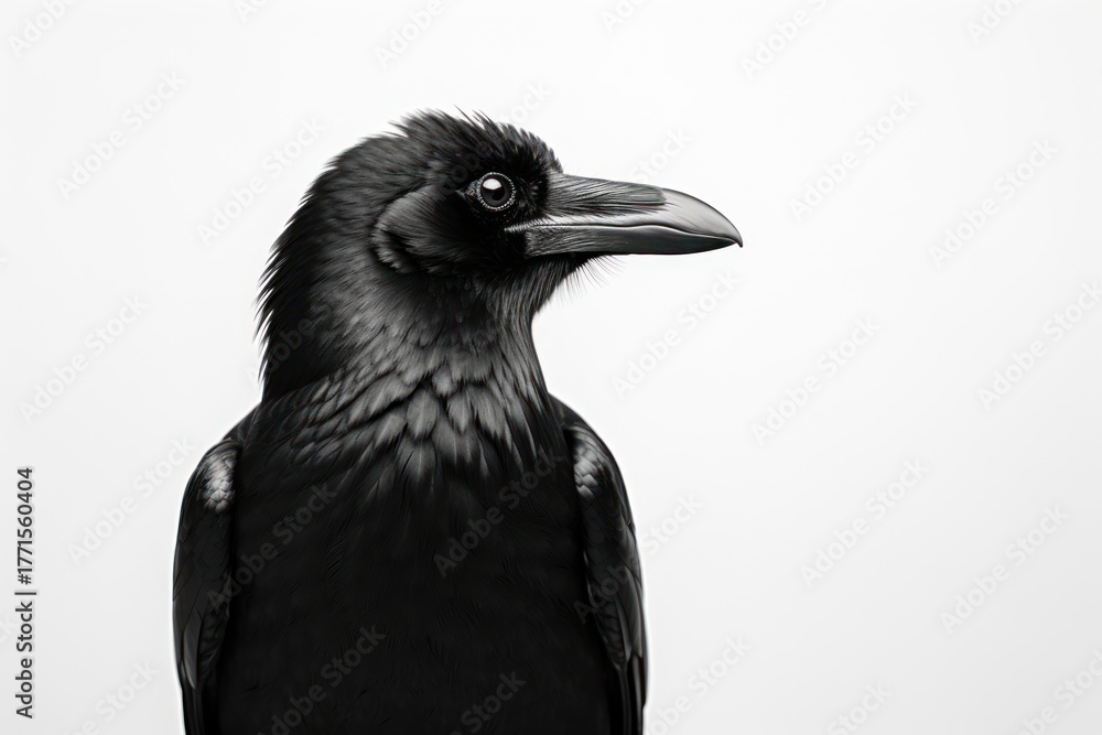 Obraz premium Raven animal bird beak.