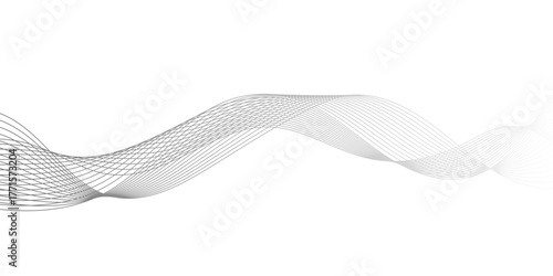 abstract wave element for design pink and white. Design template for cover, business. Abstract dynamic color lines, waves. Vector geometric backgrounds.	