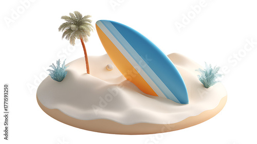 coconut on the beach