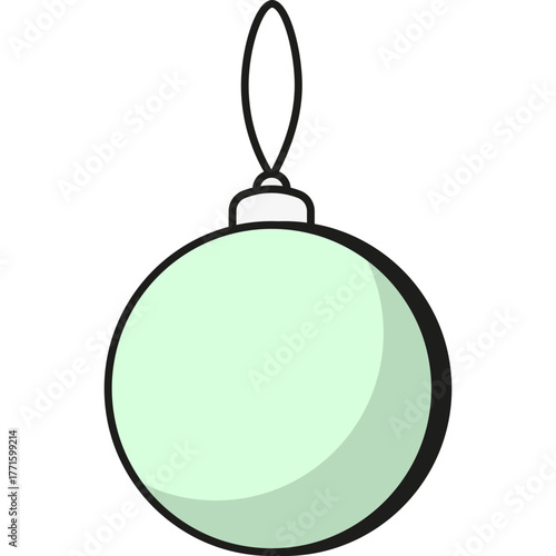 Green Christmas Tree Toy Icon
