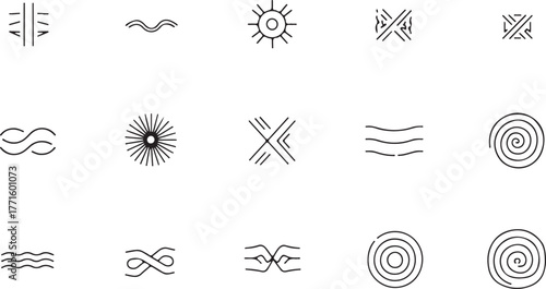 set of vector icons