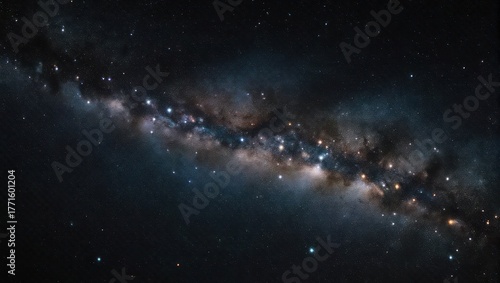 Stunning cosmic vista of the Milky Way galaxy, a celestial spectacle.