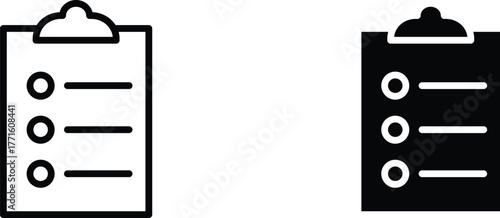 list  icon vector graphic illustration  with white background flat hand made icon fill icon .