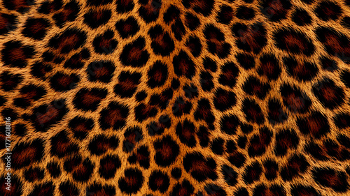 Animal print, leopard, wool texture, fluffy bright background, rich real jaguar skin pattern, modern fabric print