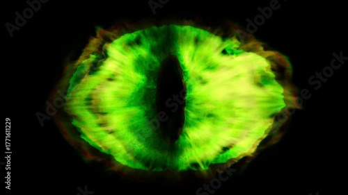 The symbol of the all-seeing eye. A pulsing green flame in the dark. The neon eye of a cyborg.