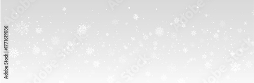 Glistening Snow Shower: Striking Illustration Showcasing Falling Holiday Snowflakes Png
