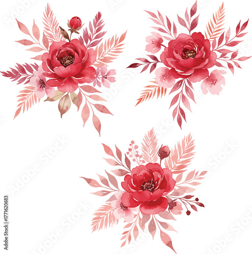 Beautiful red rose bouquet arrangements for valentine's day decorations