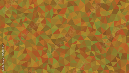 Abstract triangle mosaic background with earthy tones for textures