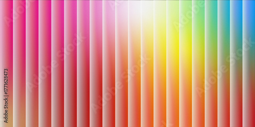 Abstract vertical stripes with blue and green hues