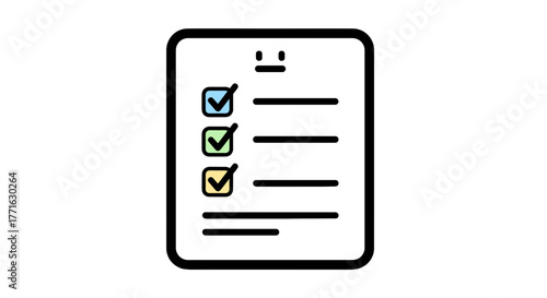 A digital checklist with three checkmarks on a transparent background, representing tasks completed or items confirmed.