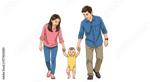 Family time with Baby