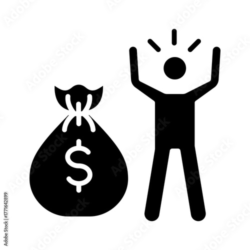 Accomplishment Glyph Icon