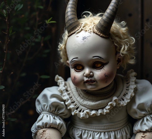 Terror porcelain doll