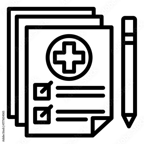 Health Check   Icon Element For Design
