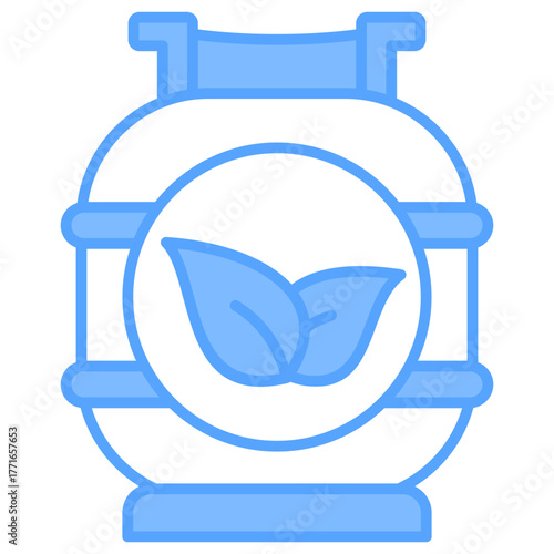 Biogas Blue Icon